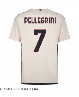 Günstige AS Roma Lorenzo Pellegrini #7 Auswärtstrikot 2023-24 Kurzarm